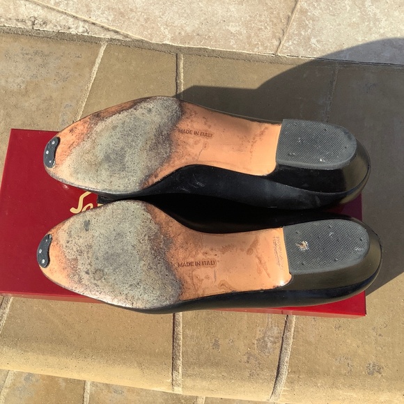 Salvatore Ferragamo Lillaz women’s shoes - size 9B Black Calf - Picture 4 of 4